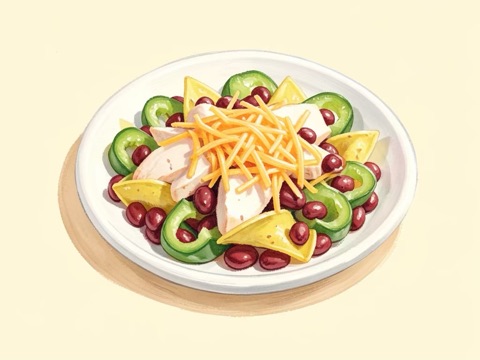 Illustration of Bell Pepper Nachos
