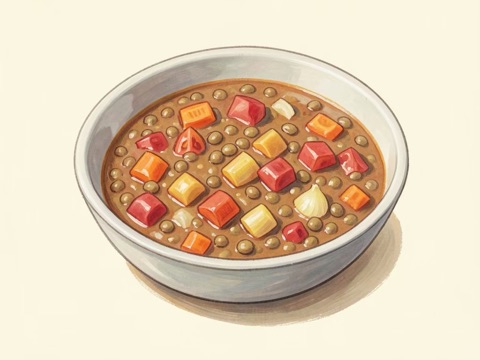 Illustration of Lentil Stew