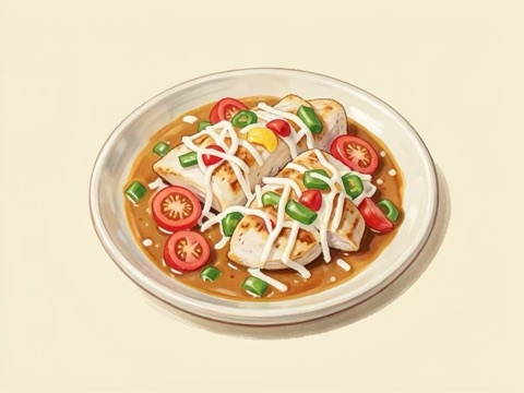 Illustration of Pupusas Revueltas