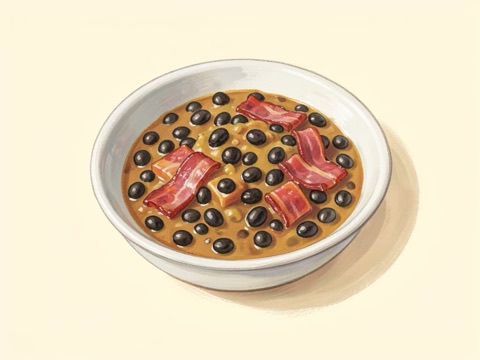 Illustration of Quick and Healthy Black-Eyed Peas